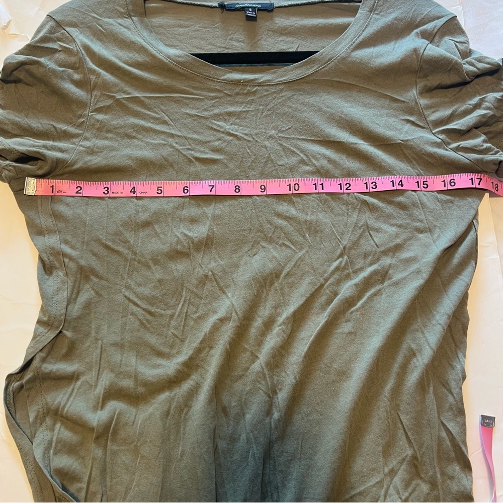 Ambiance Apparel Army Green Blouse - Picture 5 of 7